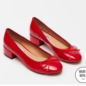 Steve Madden Cherry Red Cherish Ballet Flats